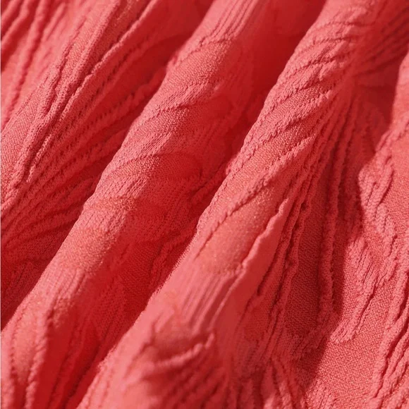 Berlook Red Jacquard Bikini Bottom ONLY 27 - Picture 8 of 11